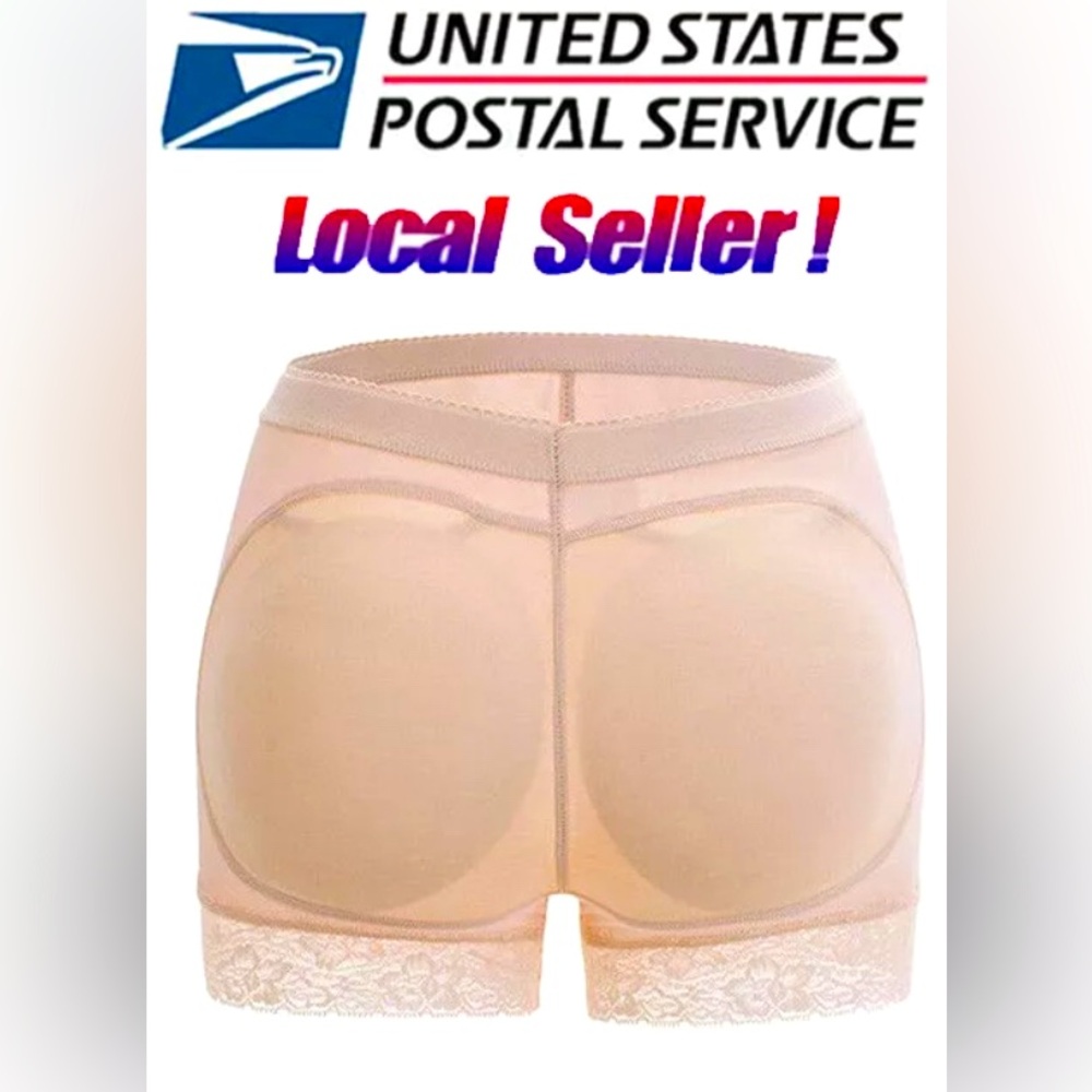 Butt Enhancing Underwear With Removable Pads S, M, L, & XL Color;Tan BRAND NEW!